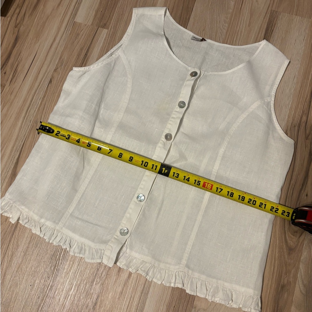 Match Point 100% Linen Tank - Picture 8 of 9
